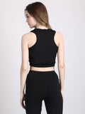 sleeveless crop top