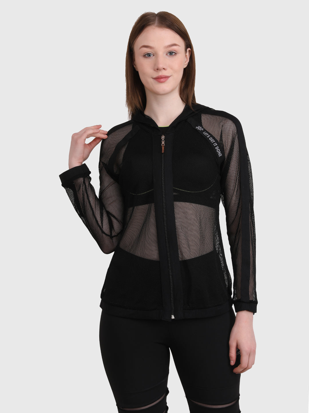 Mesh Zipper Jacket