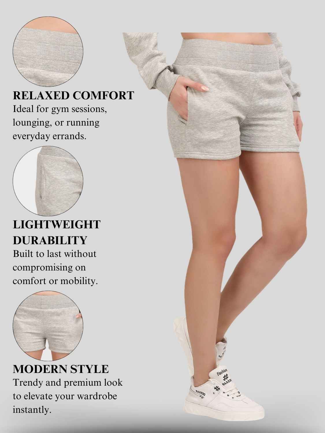 Women's Mid-Rise Fleece Shorts